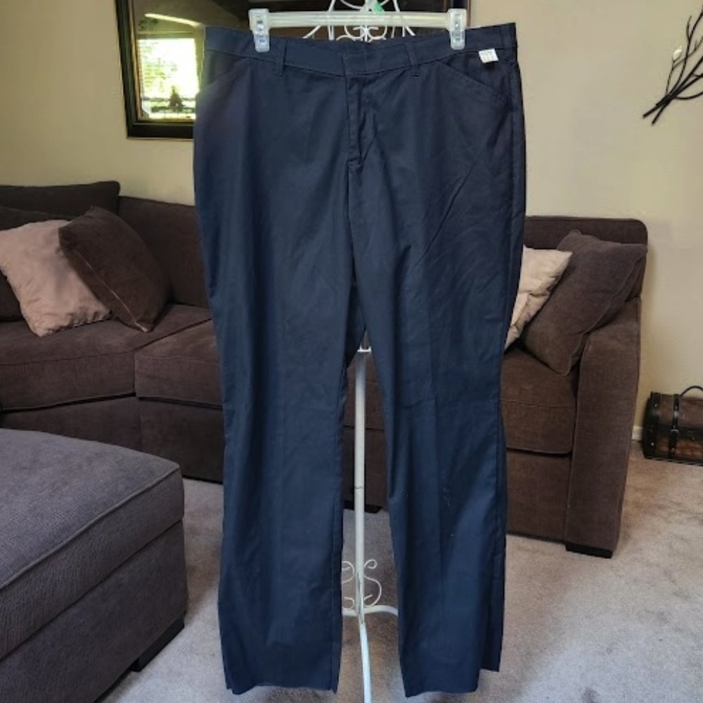 NWT Womens Occupational sz 20W UU unhemmed blue pants